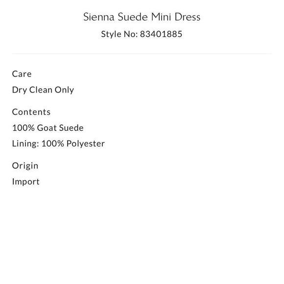 Free People Sienna Suede Mini Dress in Brunette Combo NWOT - Picture 4 of 8